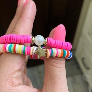 Colorful Beaded Kids Bracelet Set